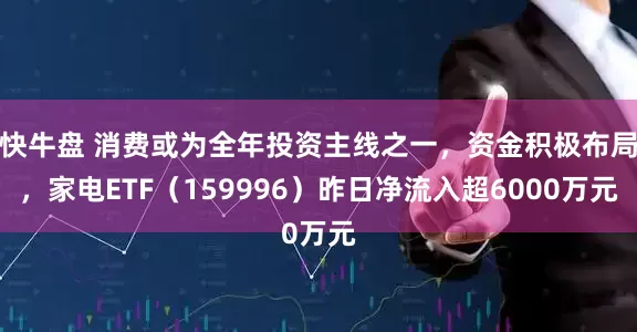快牛盘 消费或为全年投资主线之一，资金积极布局，家电ETF（159996）昨日净流入超6000万元