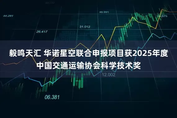 毅鸣天汇 华诺星空联合申报项目获2025年度中国交通运输协会科学技术奖